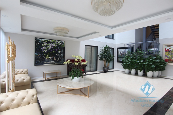 Modern apartment with one bedroom for rent in Tay Ho street, Hanoi